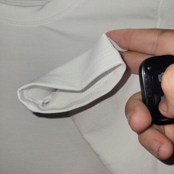 BCG Cold Weather Long Sleeve Shirt White Size M - Picture 3 of 12